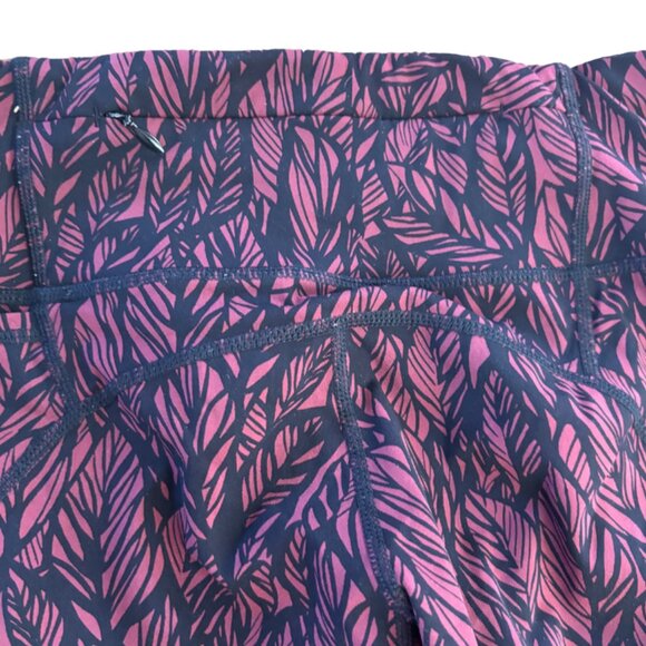 Sweaty Betty The Power 7/8 Leggins in Red Fig Leaf Print Size Small - Picture 6 of 9